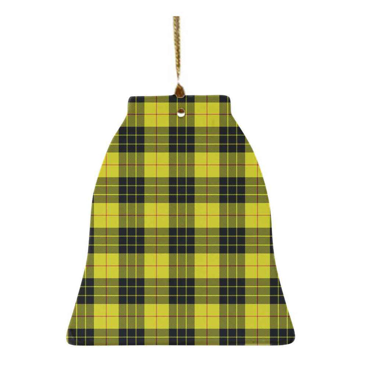 Scottish MacLeod of Lewis Modern Clan Tartan Ceramic Ornament Bell Shape Tartan Plaid