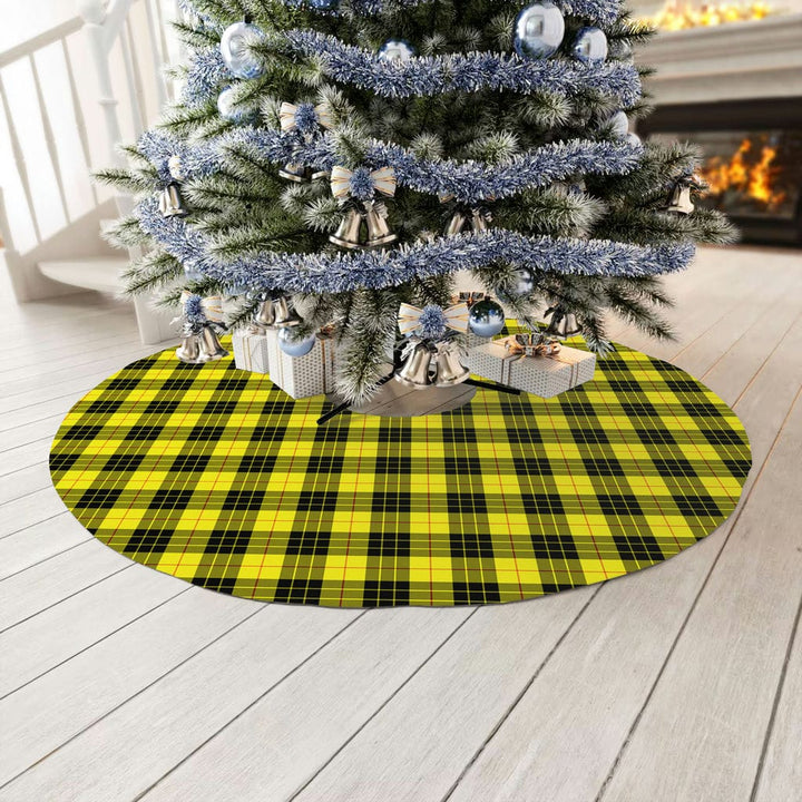 Scottish MacLeod of Lewis Modern Clan Tartan Christmas Tree Skirt No Tassels 3 Tartan Plaid