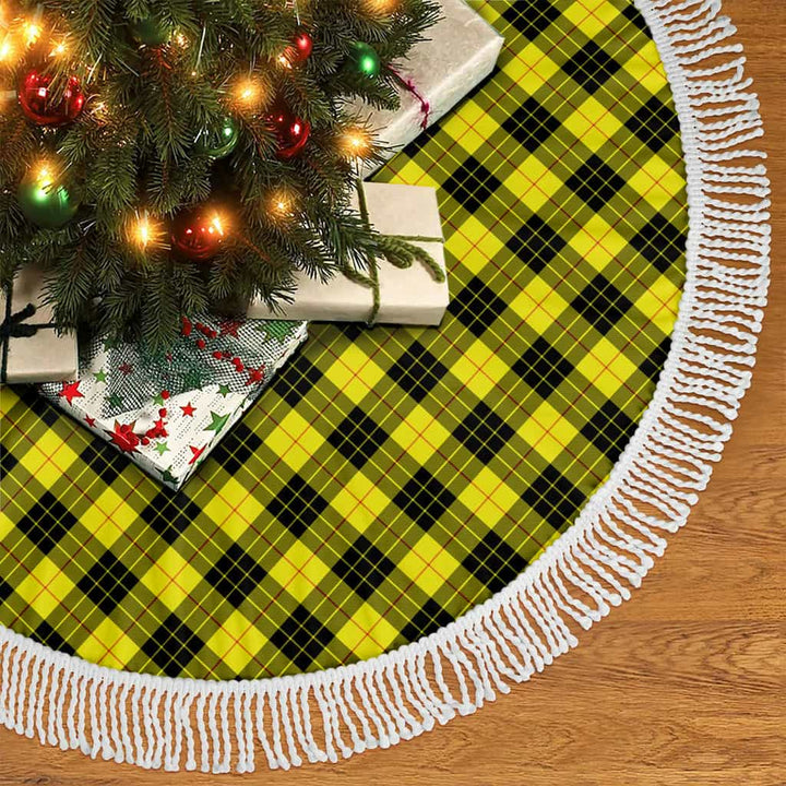 Scottish MacLeod of Lewis Modern Clan Tartan Christmas Tree Skirt Tassels 2 Tartan Plaid