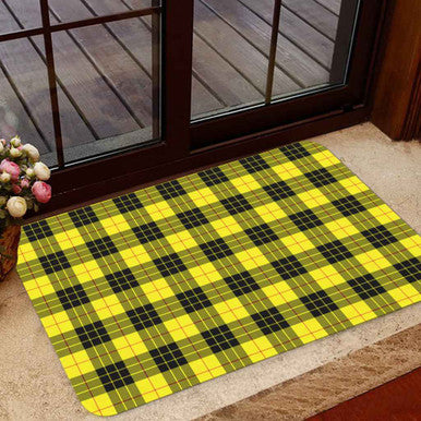 Scottish MacLeod of Lewis Modern Clan Tartan Door Mat Tartan Plaid 1