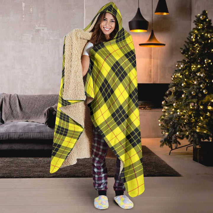 Scottish MacLeod of Lewis Modern Clan Tartan Hooded Blanket Tartan Plaid 6