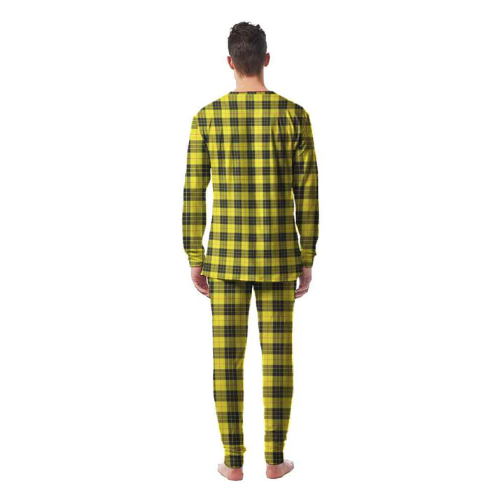Scottish MacLeod of Lewis Modern Clan Tartan Pajama Set Men Back Side Tartan Plaid