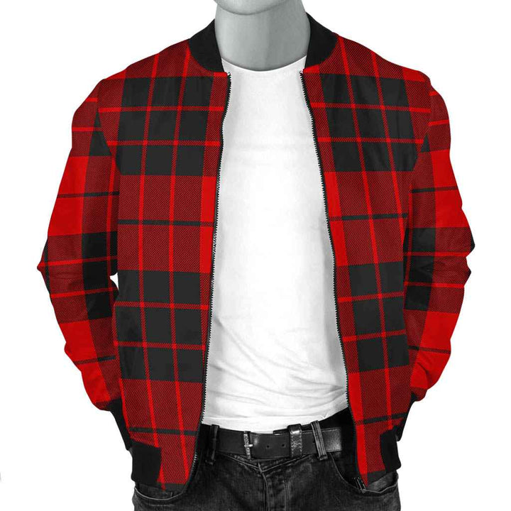 Scottish MacLeod of Raasay Clan Tartan Bomber Jacket Tartan Plaid 2