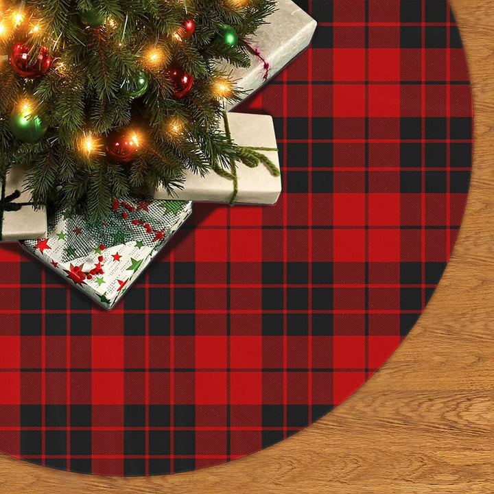 Scottish MacLeod of Raasay Clan Tartan Christmas Tree Skirt No Tassels 2 Tartan Plaid