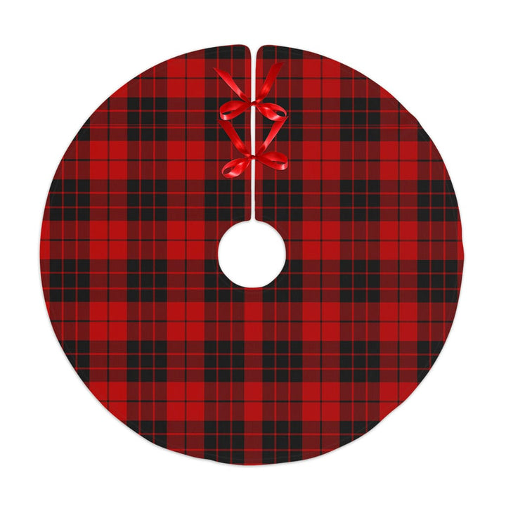 Scottish MacLeod of Raasay Clan Tartan Christmas Tree Skirt No Tassels 1 Tartan Plaid