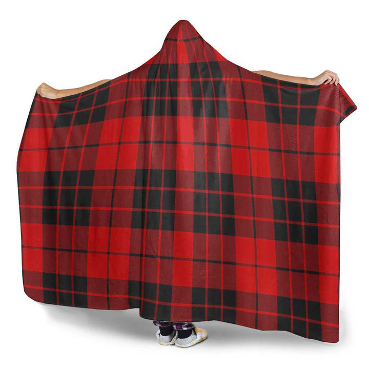 Scottish MacLeod of Raasay Clan Tartan Hooded Blanket Tartan Plaid 3
