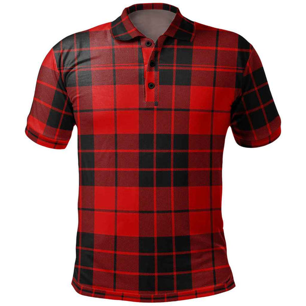 Scottish MacLeod of Raasay Clan Tartan Polo Shirt Front Side Tartan Plaid