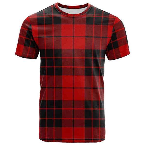 Scottish MacLeod of Raasay Clan Tartan T-Shirt Front Side Tartan Plaid