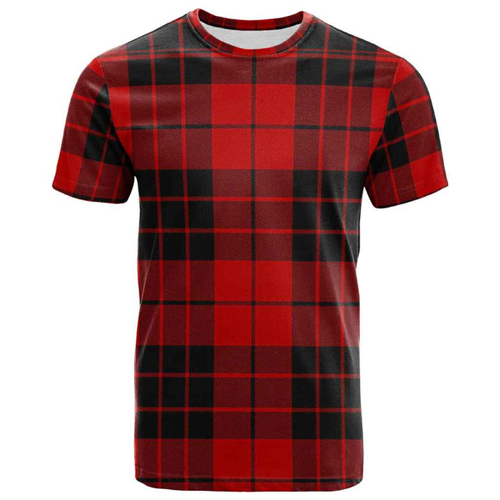 Scottish MacLeod of Raasay Clan Tartan T-Shirt Front Side Tartan Plaid