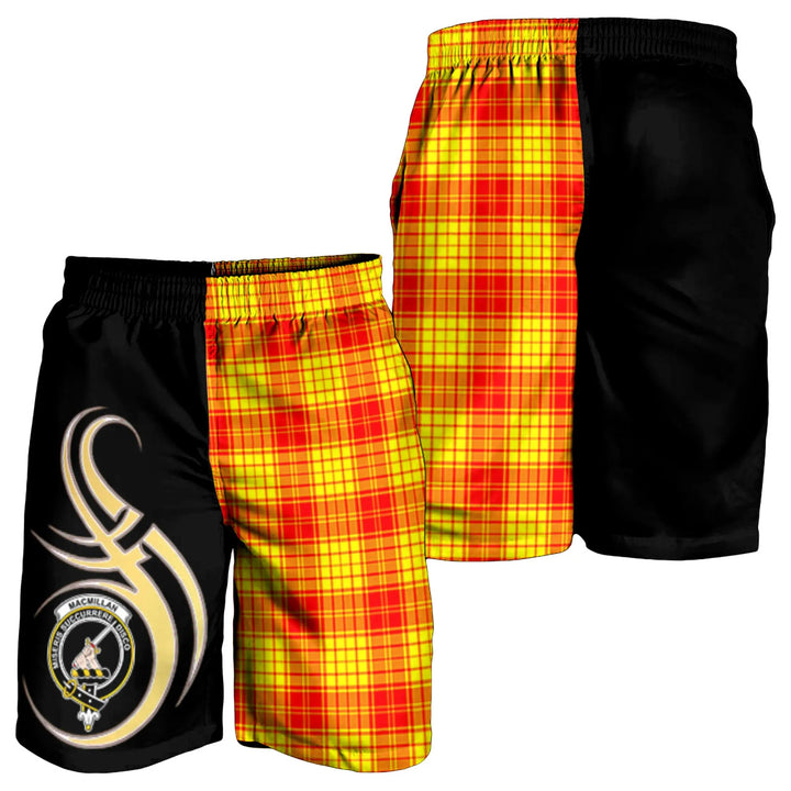 Scottish MacMillan Clan Crest Tartan Believe in Me Men's Shorts