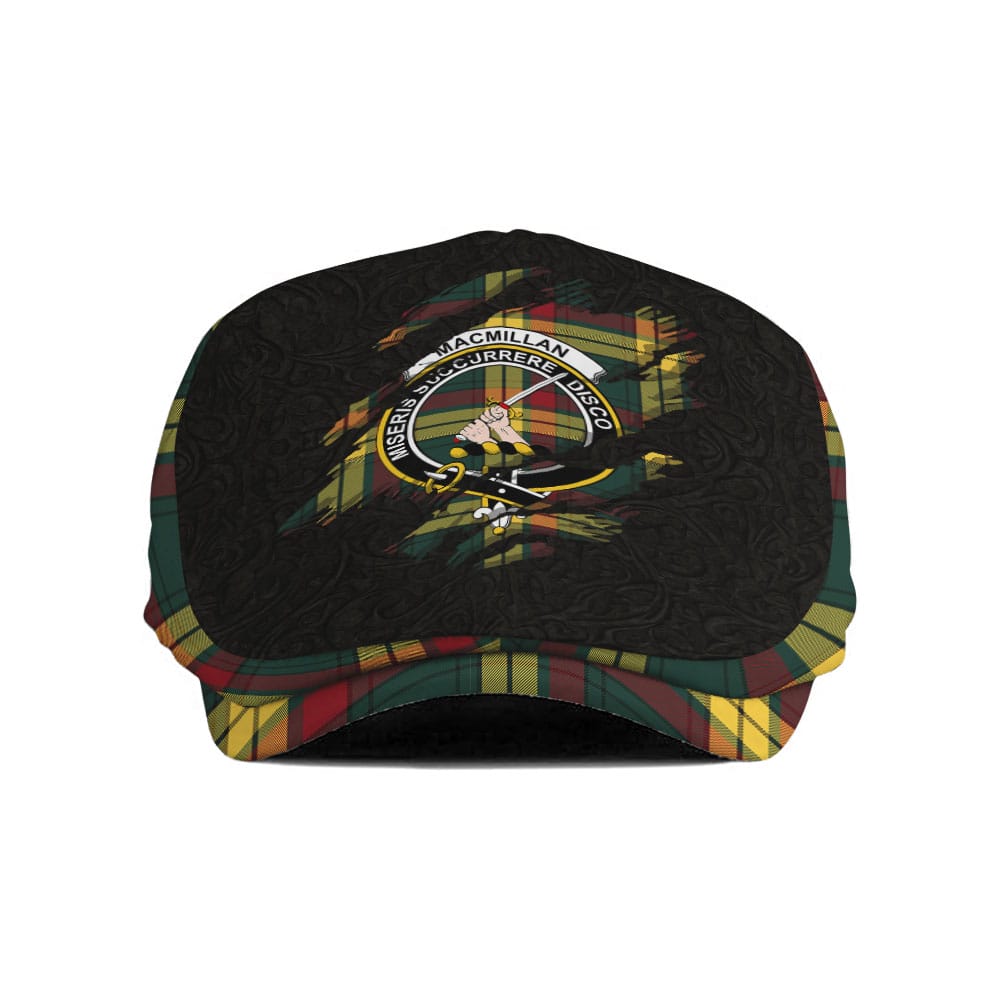 Scottish MacMillan Clan Crest Tartan Flat Cap - Scratch Style – Tartan ...