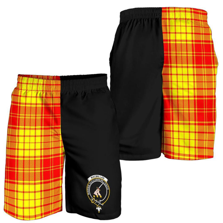 Scottish MacMillan Clan Crest Tartan Half of Me Men's Shorts
