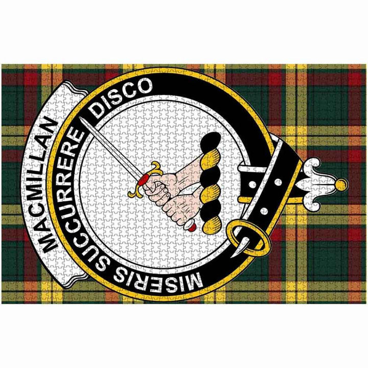 Scottish MacMillan Clan Crest Tartan Jigsaw Puzzle 2