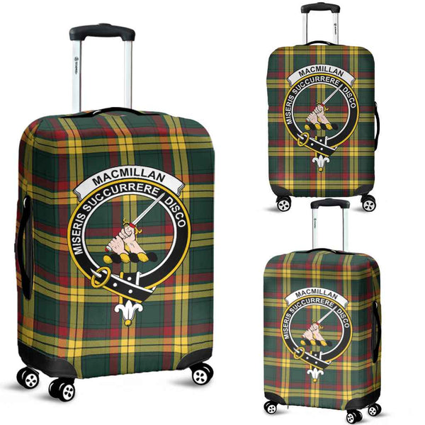 Scottish MacMillan Clan Crest Tartan Luggage Cover Tartan Plaid 1