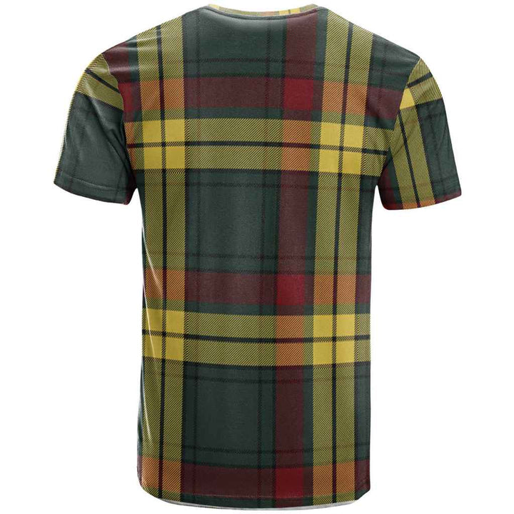 Scottish MacMillan Clan Crest Tartan T-Shirt Back Side Tartan Plaid