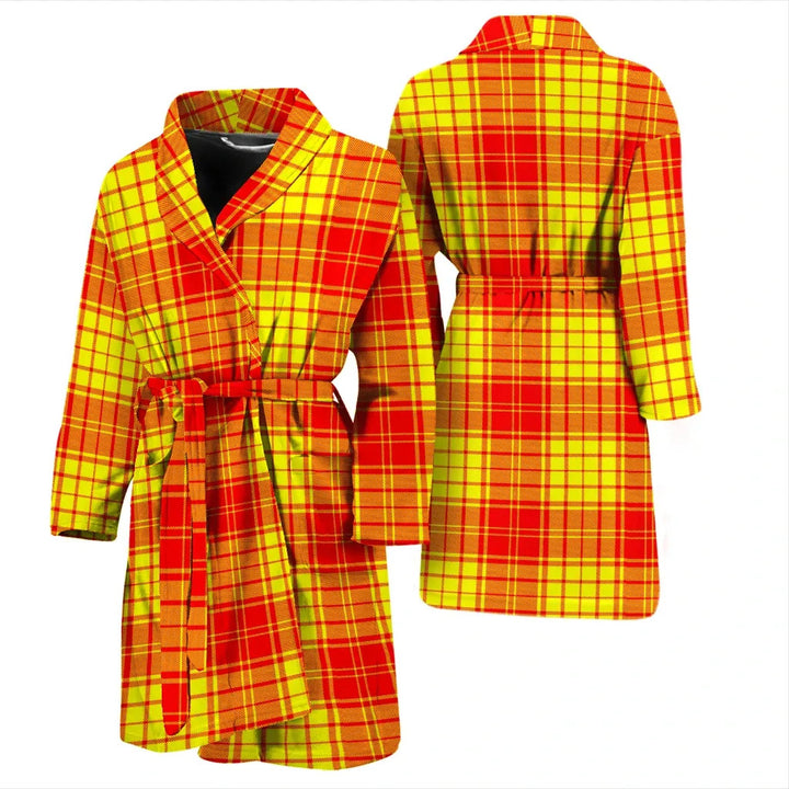Scottish MacMillan Clan Tartan Bathrobe 3