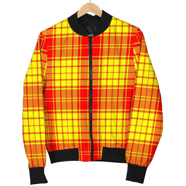 Scottish MacMillan Clan Tartan Bomber Jacket Tartan Plaid 1