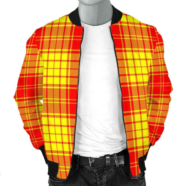 Scottish MacMillan Clan Tartan Bomber Jacket Tartan Plaid 2