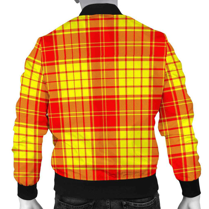 Scottish MacMillan Clan Tartan Bomber Jacket Tartan Plaid 3