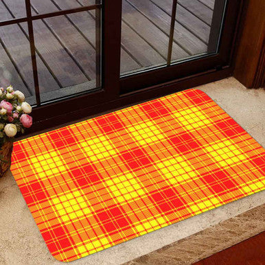 Scottish MacMillan Clan Tartan Door Mat Tartan Plaid 1