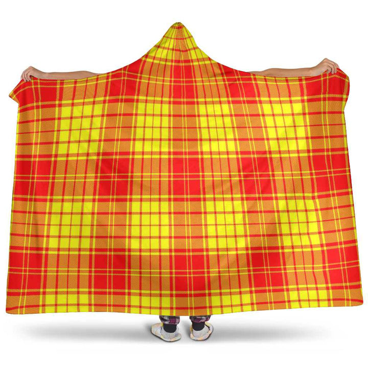 Scottish MacMillan Clan Tartan Hooded Blanket Tartan Plaid 1