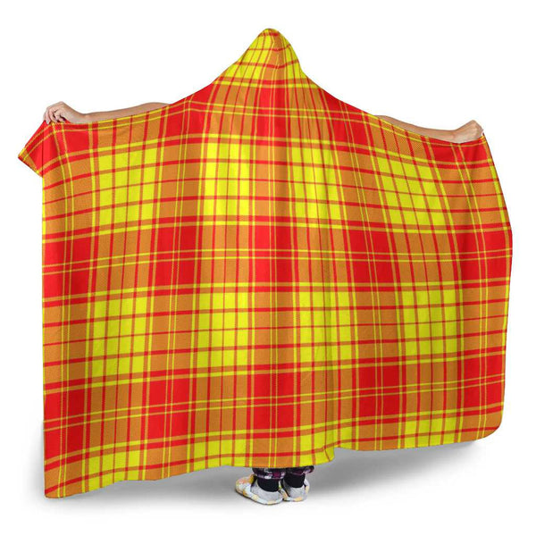 Scottish MacMillan Clan Tartan Hooded Blanket Tartan Plaid 2