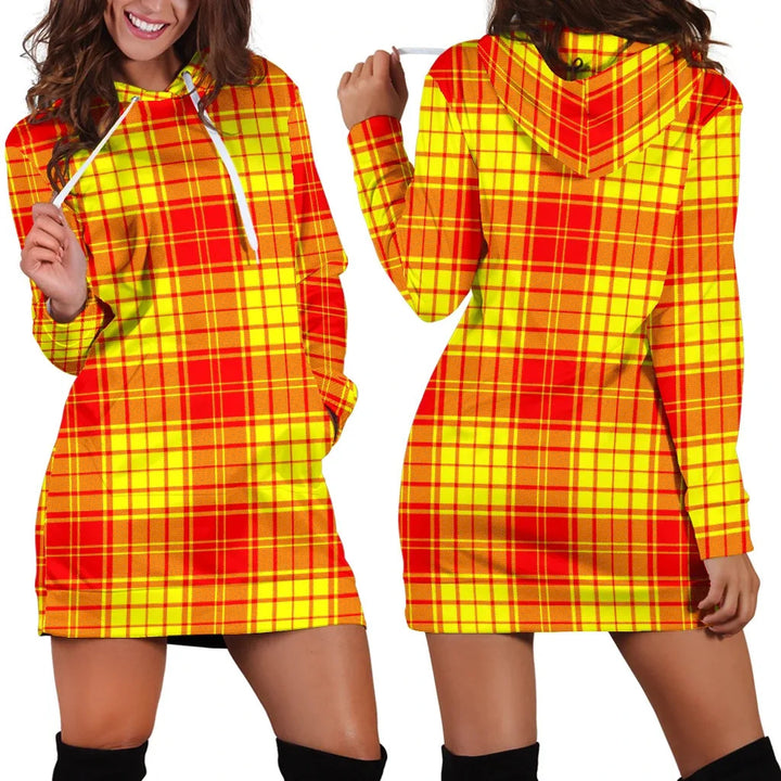 Scottish MacMillan Clan Tartan Hoodie Dress