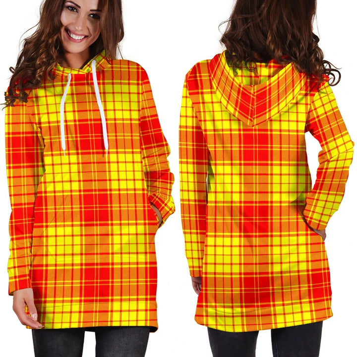 Scottish MacMillan Clan Tartan Hoodie Dress