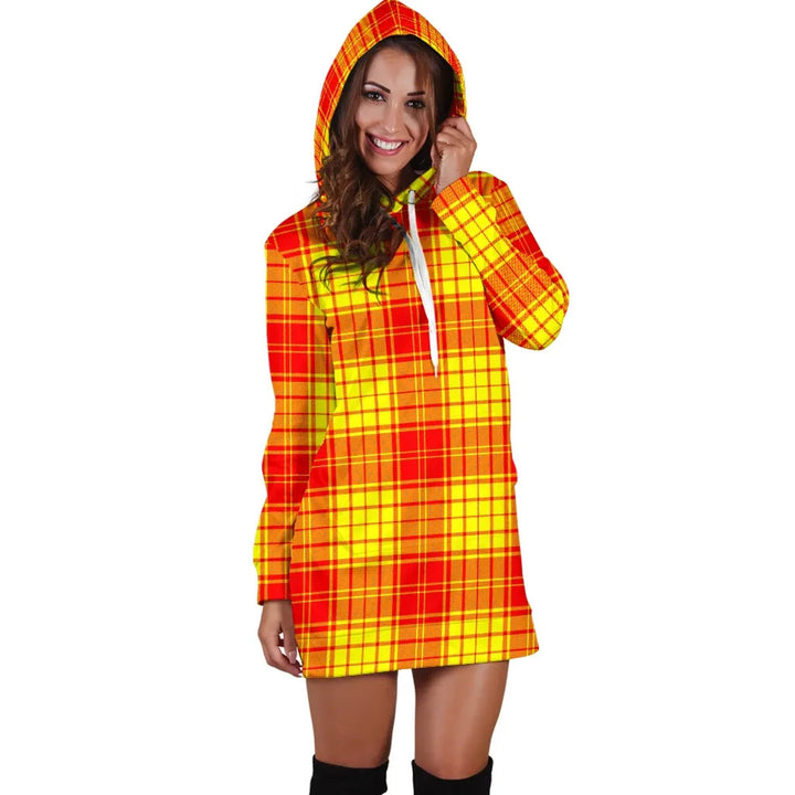 Scottish MacMillan Clan Tartan Hoodie Dress