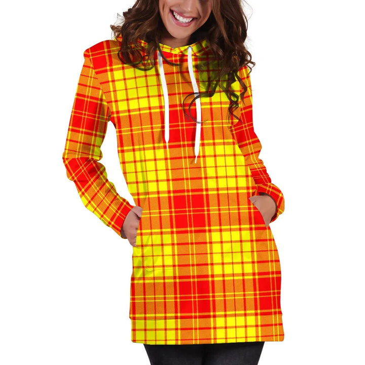 Scottish MacMillan Clan Tartan Hoodie Dress