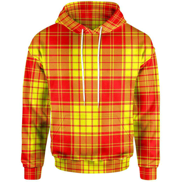 Scottish MacMillan Clan Tartan Hoodie Front Side Tartan Plaid