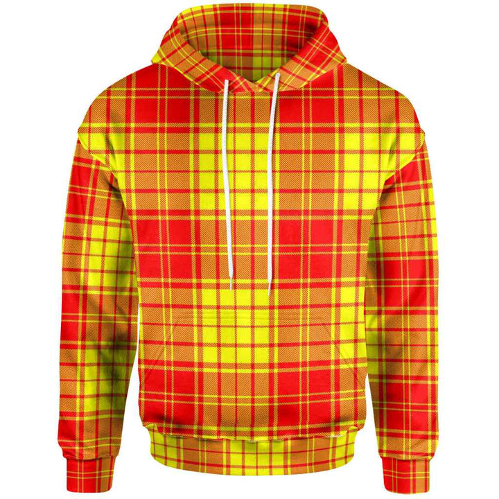 Scottish MacMillan Clan Tartan Hoodie Front Side Tartan Plaid