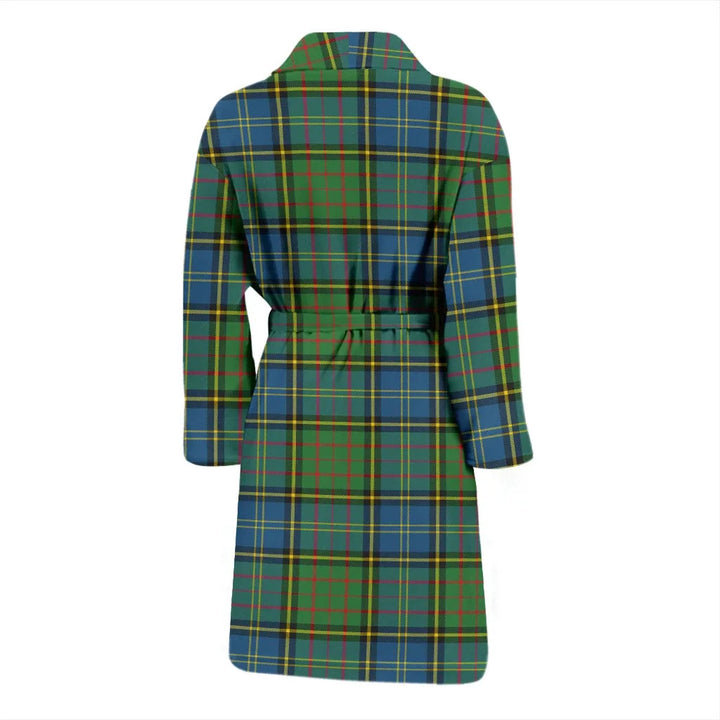 Scottish MacMillan Hunting Ancient Clan Tartan Bathrobe 2