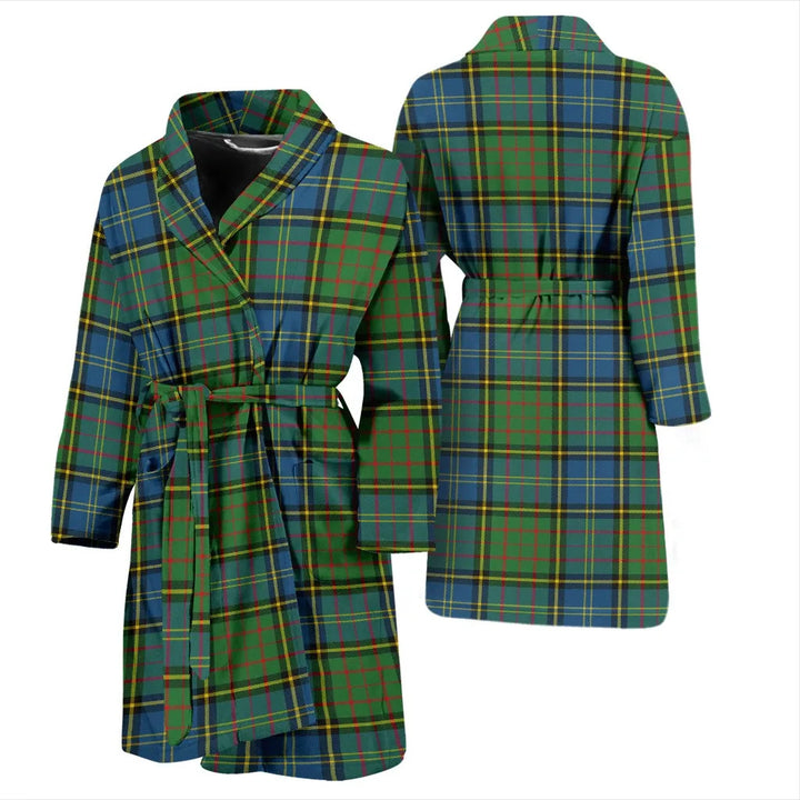 Scottish MacMillan Hunting Ancient Clan Tartan Bathrobe 3