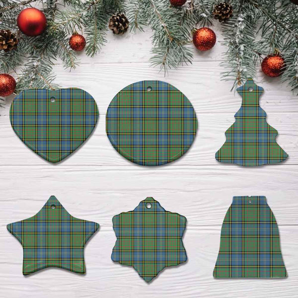 Scottish MacMillan Hunting Ancient Clan Tartan Ceramic Ornament All Tartan Plaid