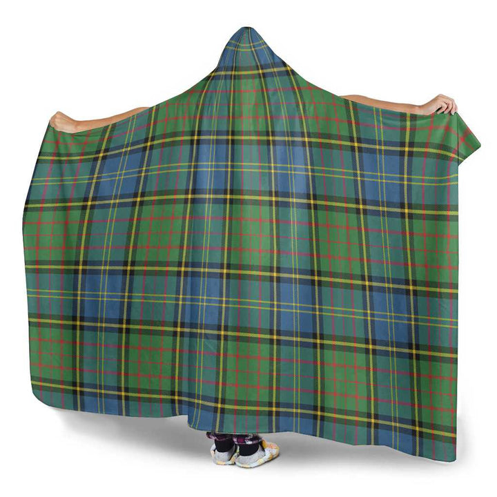 Scottish MacMillan Hunting Ancient Clan Tartan Hooded Blanket Tartan Plaid 3