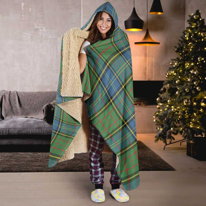 Scottish MacMillan Hunting Ancient Clan Tartan Hooded Blanket Tartan Plaid 6