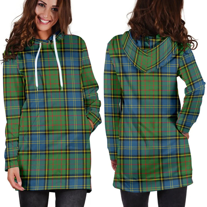 Scottish MacMillan Hunting Ancient Clan Tartan Hoodie Dress