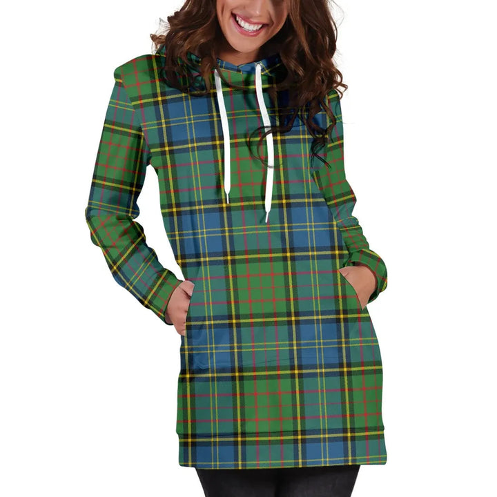 Scottish MacMillan Hunting Ancient Clan Tartan Hoodie Dress