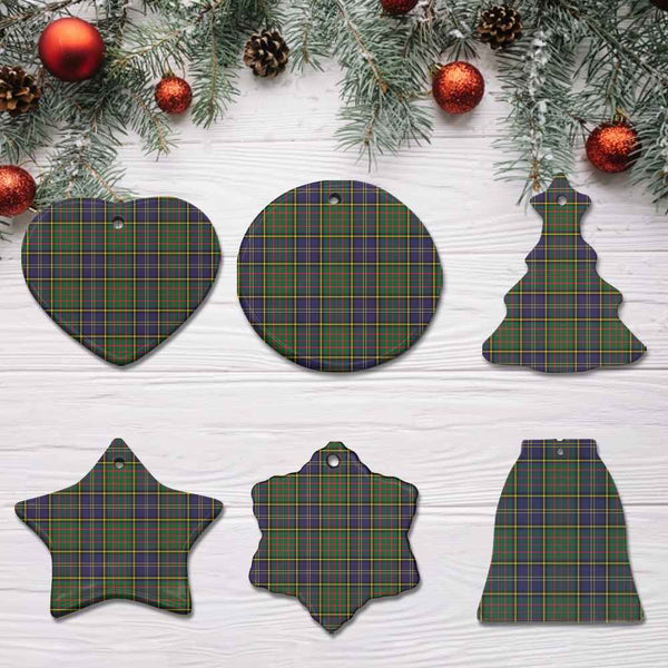 Scottish MacMillan Hunting Modern Clan Tartan Ceramic Ornament All Tartan Plaid