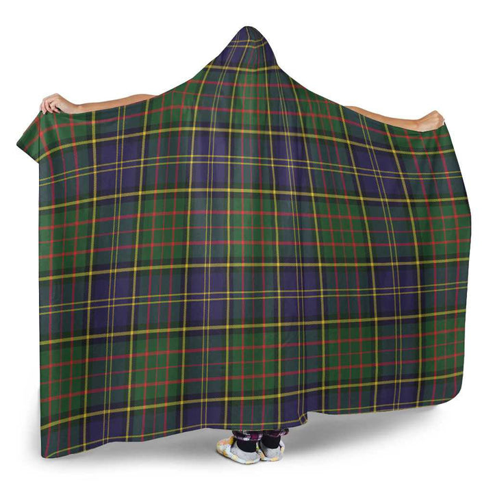 Scottish MacMillan Hunting Modern Clan Tartan Hooded Blanket Tartan Plaid 2