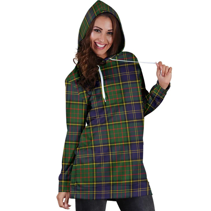 Scottish MacMillan Hunting Modern Clan Tartan Hoodie Dress