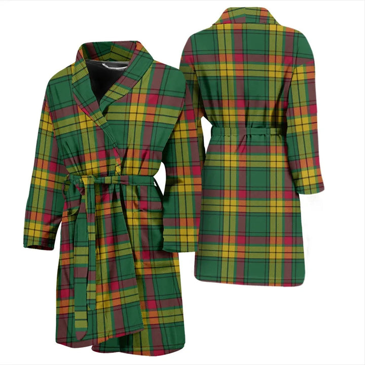 Scottish MacMillan Old Ancient Clan Tartan Bathrobe 3