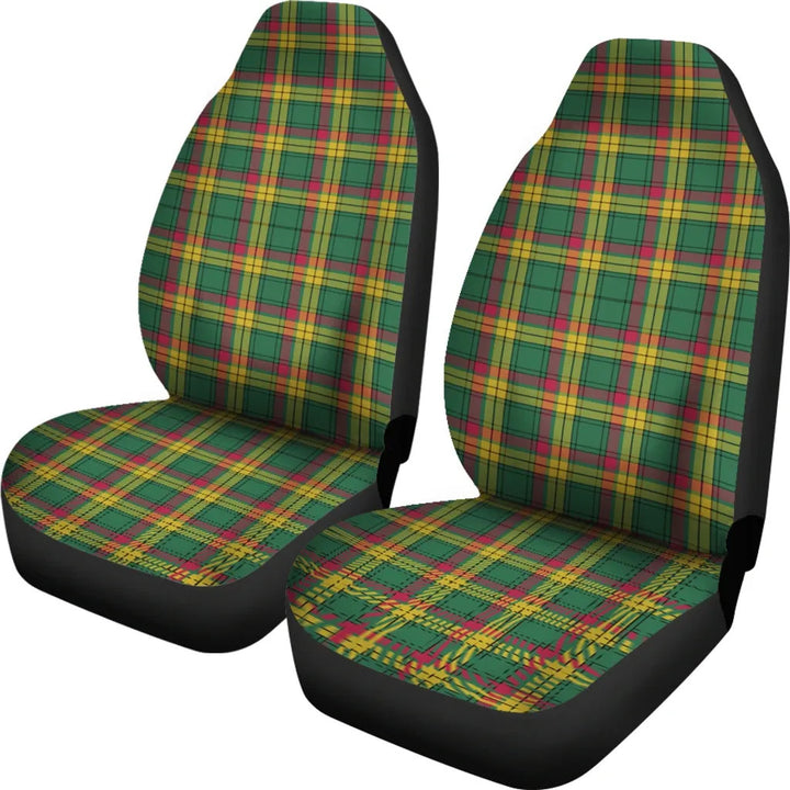 Scottish MacMillan Old Ancient Clan Tartan Car Seat Covers 1