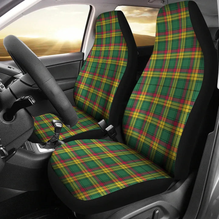 Scottish MacMillan Old Ancient Clan Tartan Car Seat Covers 2