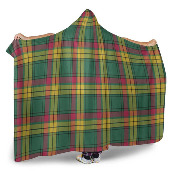 Scottish MacMillan Old Ancient Clan Tartan Hooded Blanket Tartan Plaid 2