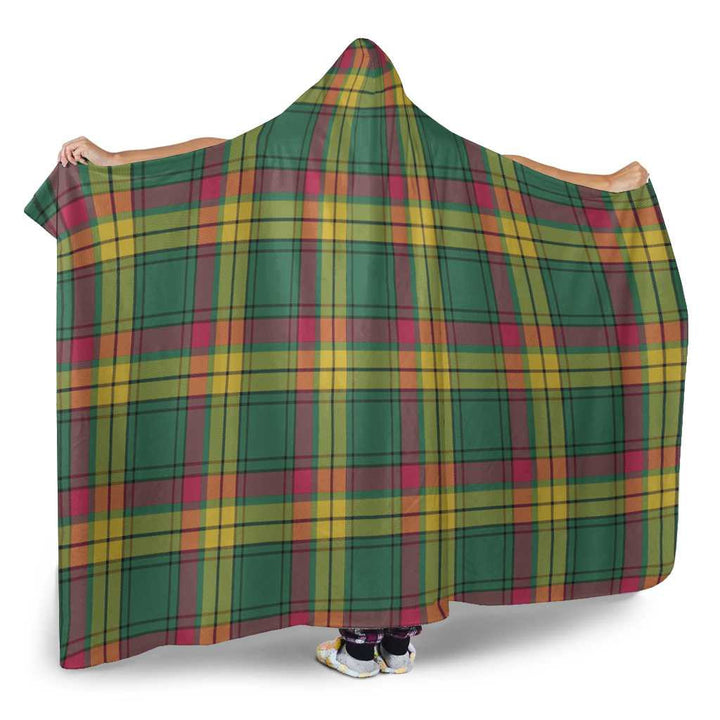 Scottish MacMillan Old Ancient Clan Tartan Hooded Blanket Tartan Plaid 2