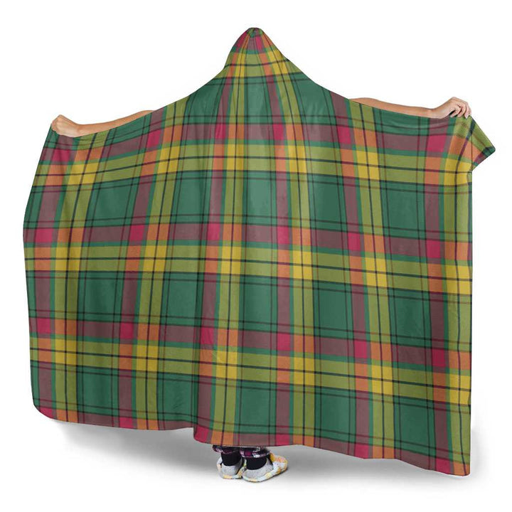 Scottish MacMillan Old Ancient Clan Tartan Hooded Blanket Tartan Plaid 3