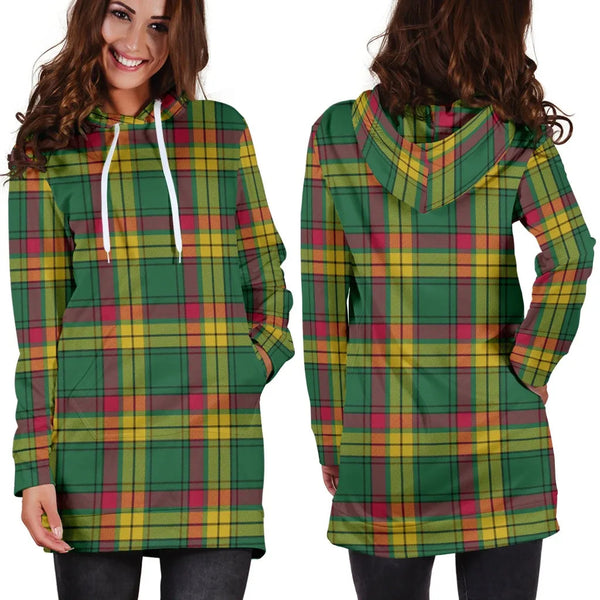 Scottish MacMillan Old Ancient Clan Tartan Hoodie Dress