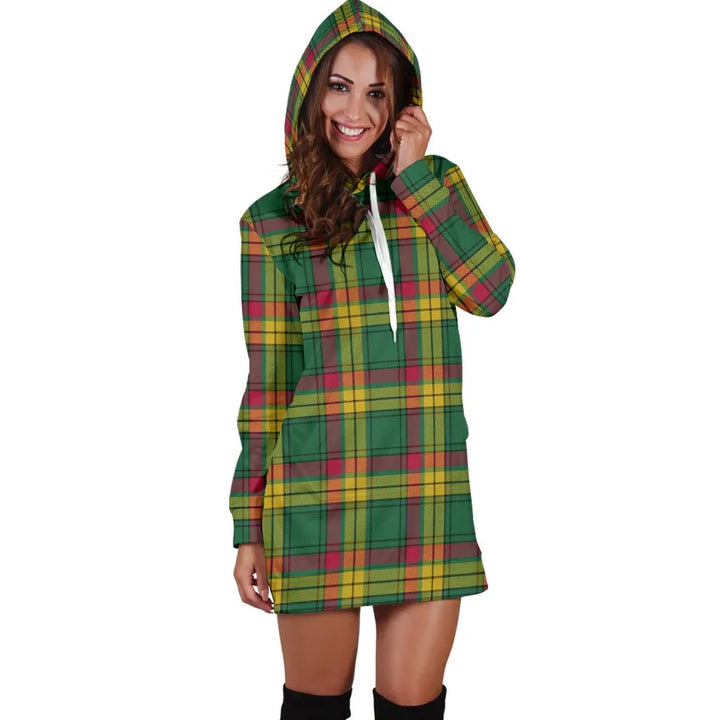 Scottish MacMillan Old Ancient Clan Tartan Hoodie Dress